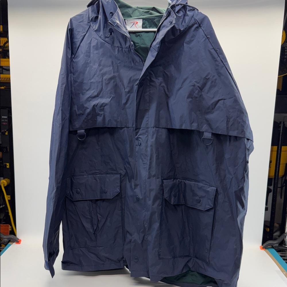 Rothco‎ Dark Blue Raincoat with Hood